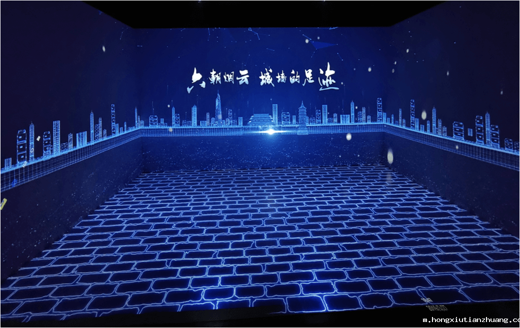 南京明城墙解放门展馆投影